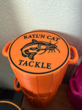 Ratl’N Bait Container  Orange W/Black