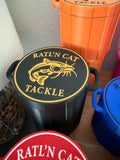 Ratl’N Bait Container  Black W/ Orange