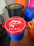 Ratl’N Bait Container Red White Blue