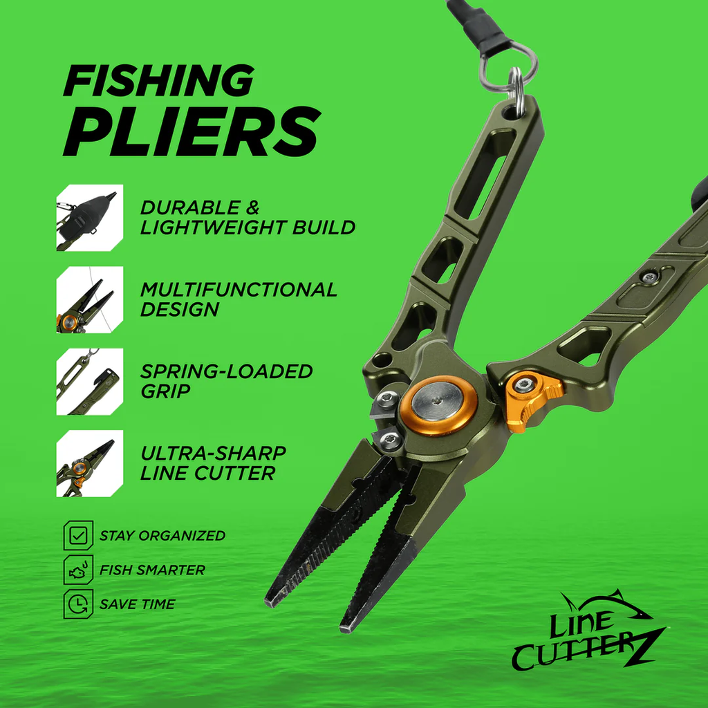 Fishing Pliers - Green
